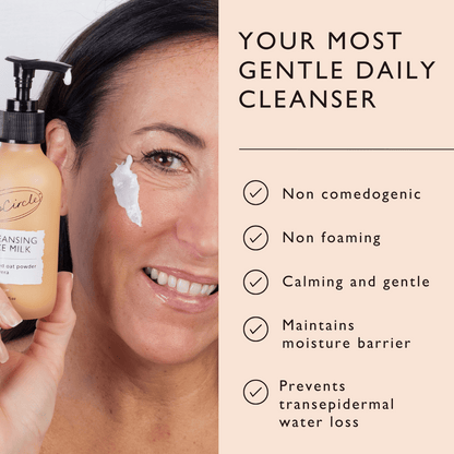 UpCircle Cleansing Face Milk with Oat Powder & Aloe Vera