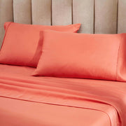 Superior 1200 Thread Count Cotton Blend Deep Pocket Solid 4-Piece Sheet Set