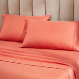 Superior 1200 Thread Count Cotton Blend Deep Pocket Solid 4-Piece Sheet Set