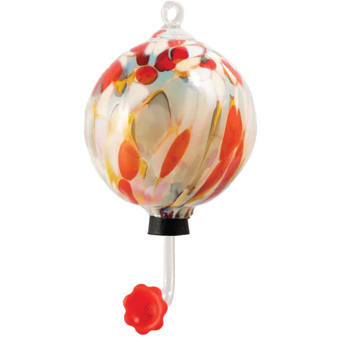 Glass Eye Studio Handblown Glass Bird Feeder