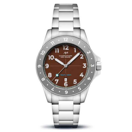 Dominatore Del Mare Men's 42mm Bandeira Quartz Bracelet Watch