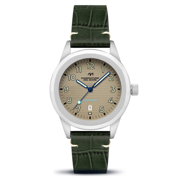 NWT Dominatore Del Mare Aqua Sicura Quartz Grey Dial Men\'s Watch Dominatore Del Mare Aqua Sicura Coastal Beige SS – Watches.com main image 4