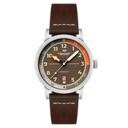 Dominatore Del Mare Men's 44mm Camogli Automatic Leather Strap Watch