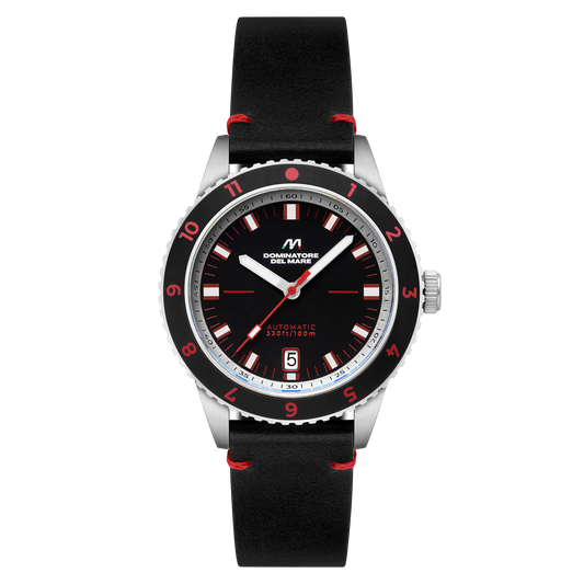 Dominatore Del Mare Men's 42mm Tropea Automatic Leather Strap Watch