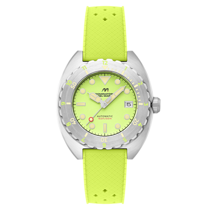 Dominatore Del Mare Men's 44mm Amalfi Automatic Silicone Strap Watch
