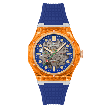 Dominatore Del Mare Men's 45mm Ravello Automatic Silicone Strap Watch