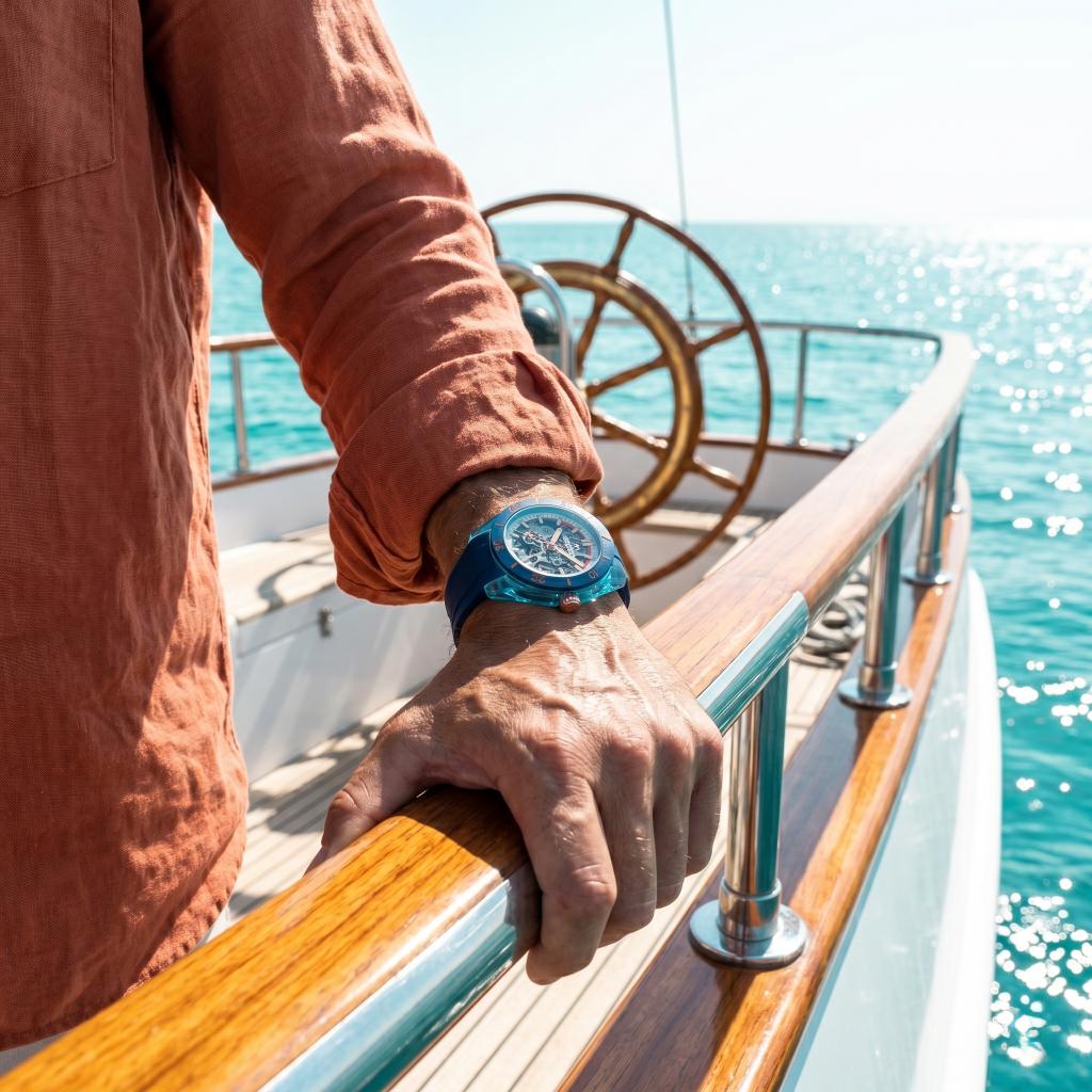 Dominatore Del Mare Men's 42mm Ortona Automatic Skeletonized Dial Silicone Strap Watch