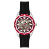 Dominatore Del Mare Men's 42mm Positano Automatic Skeletonized Dial Silicone Strap Watch