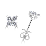 Sabrina Designs 14K Gold 0.30ctw Diamond Flower Cluster Stud Earrings