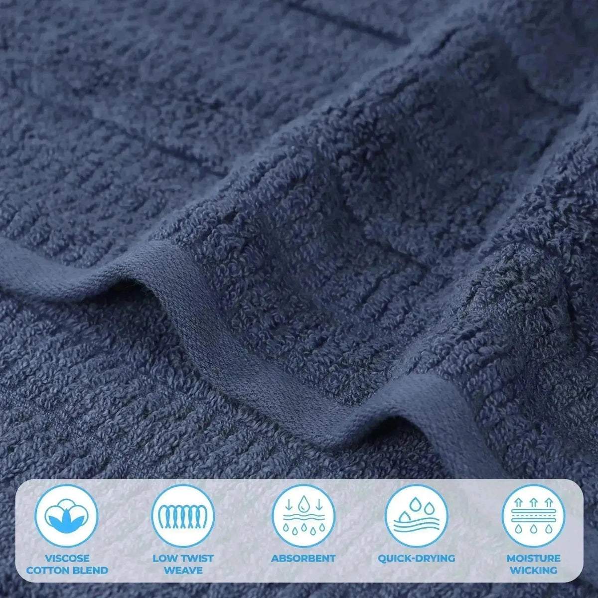 Superior "Mika" Cotton 9-Piece Towel Set