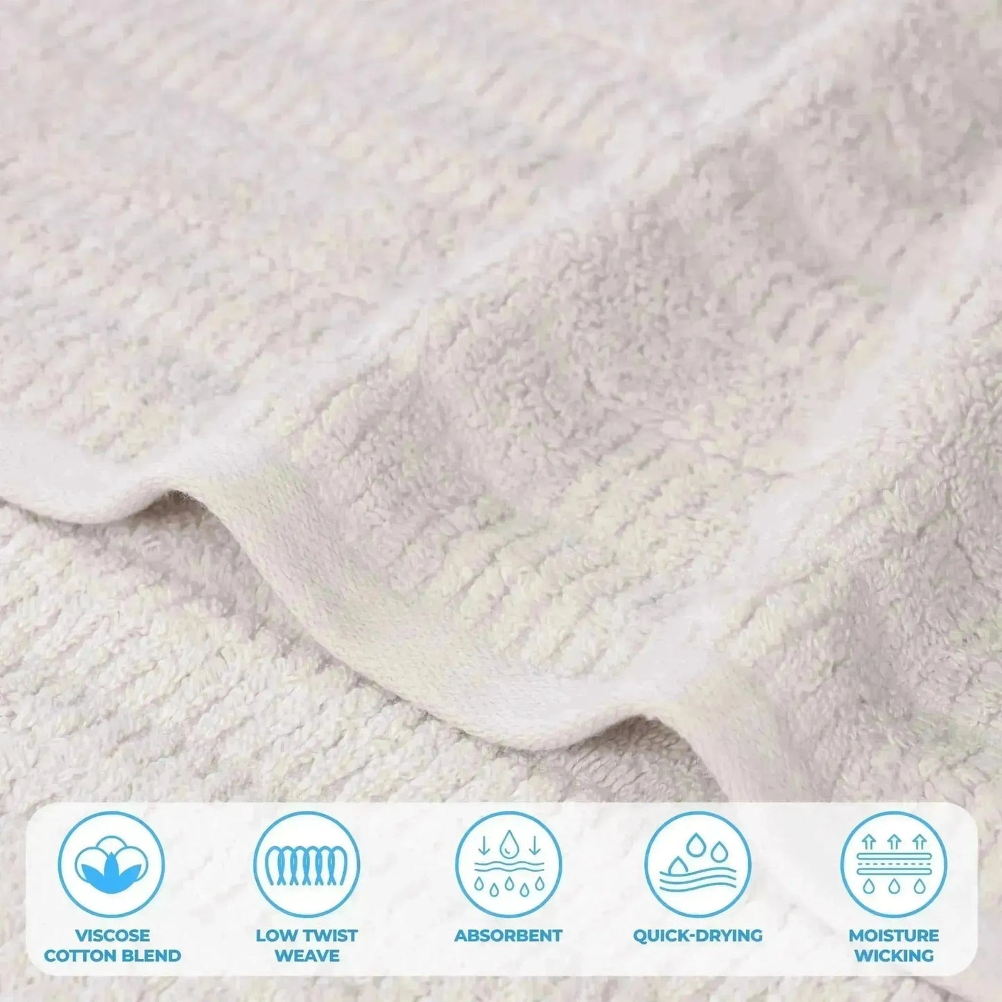 Superior "Mika" Cotton 3-Piece Towel Set