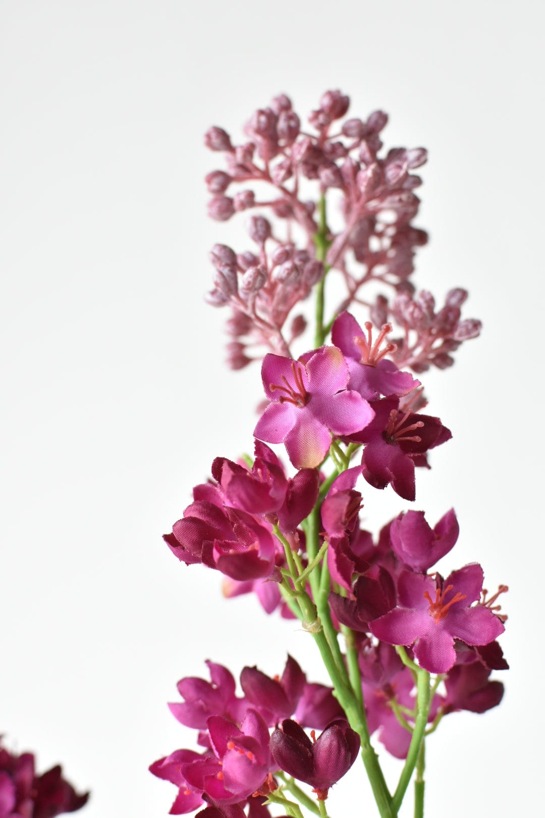 House of JSD 34.5" Faux Vibrant Pink & Purple Lilac Stem