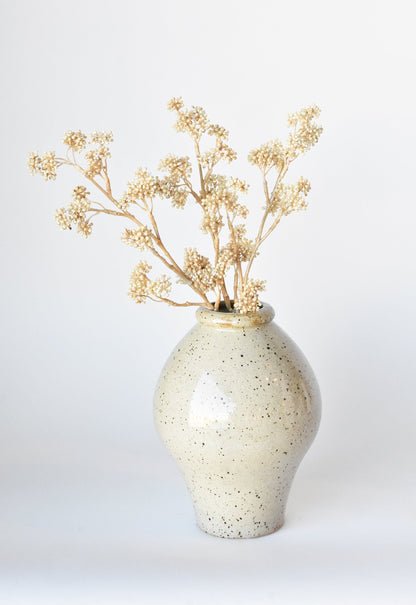 17" Faux Cream Sedum Spray Stem