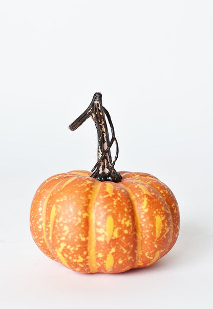 Short Faux Orange Pumpkin