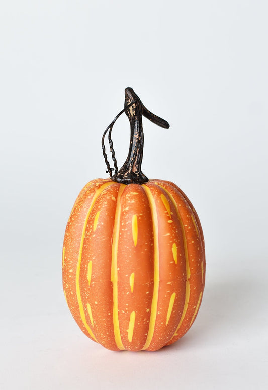 Tall Faux Orange Pumpkin