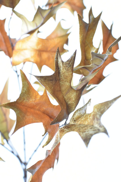 32" Faux Holly Leaf Stem Branch