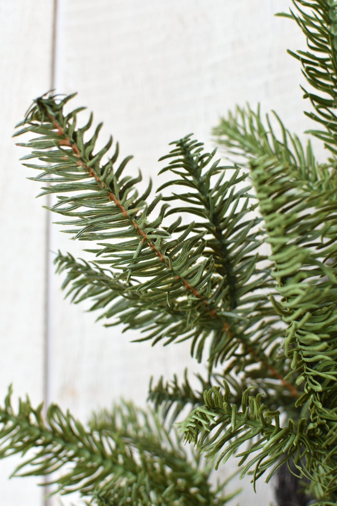 24" Faux Green Spruce Real Touch Wreath w/ Faux Pinecones