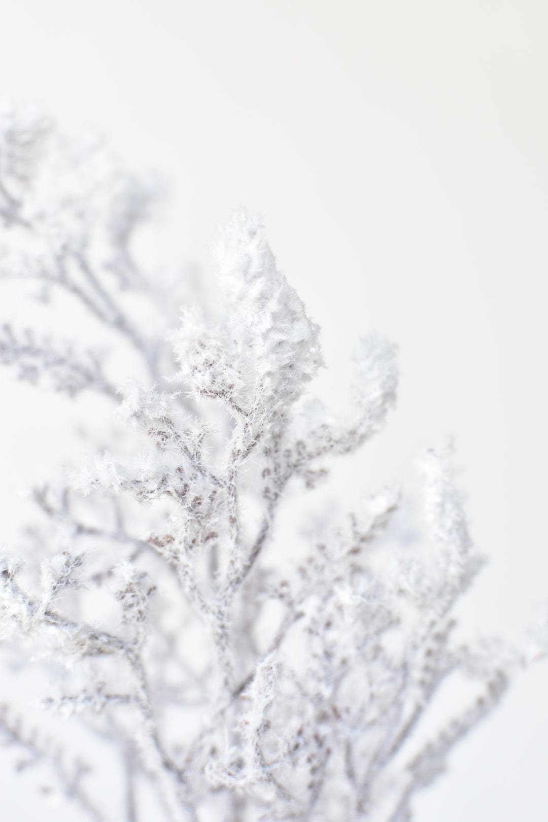 29.5" Faux Flocked Twig Bundle (3 Stems)