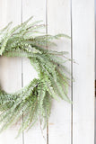 24" Faux Forest Fern Wreath