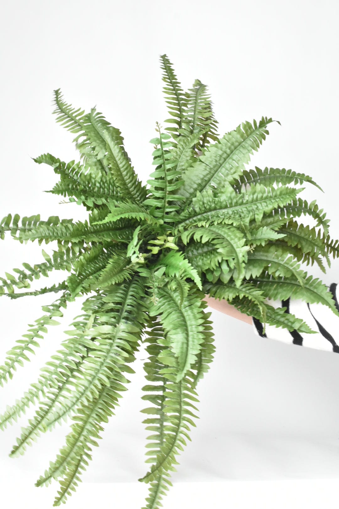 28" Large Faux Boston Fern Bush