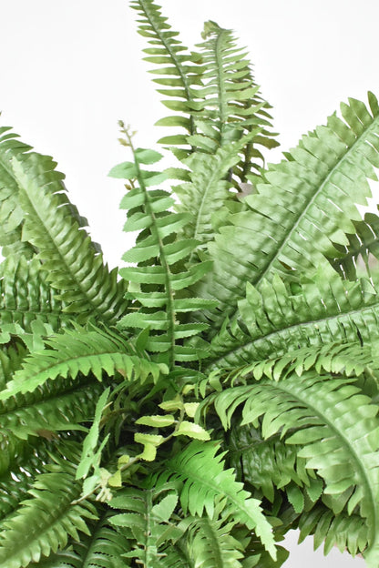 28" Large Faux Boston Fern Bush