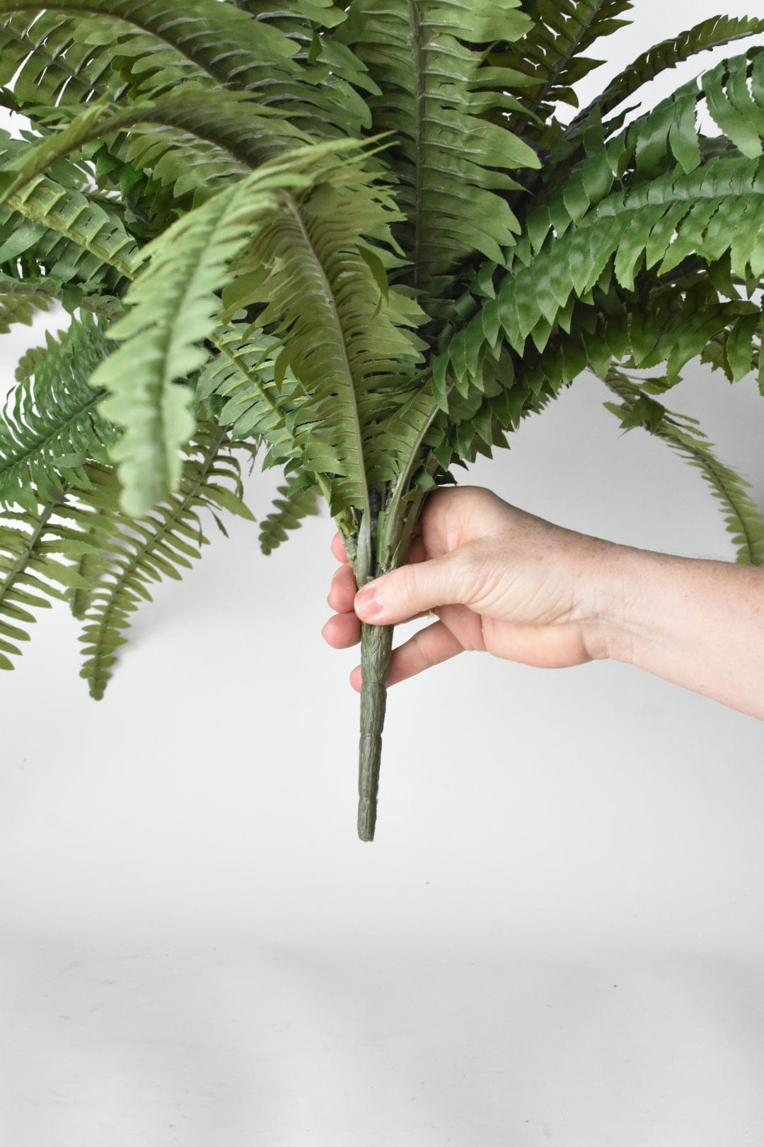 28" Large Faux Boston Fern Bush