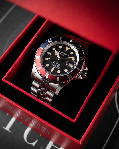 Duxot Men's 42mm Atlantica Diver Automatic Two-Tone Bracelet Watch