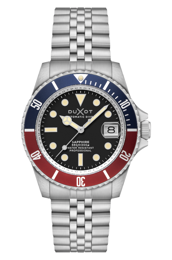 Duxot Men's 42mm Atlantica Diver Automatic Bracelet Watch