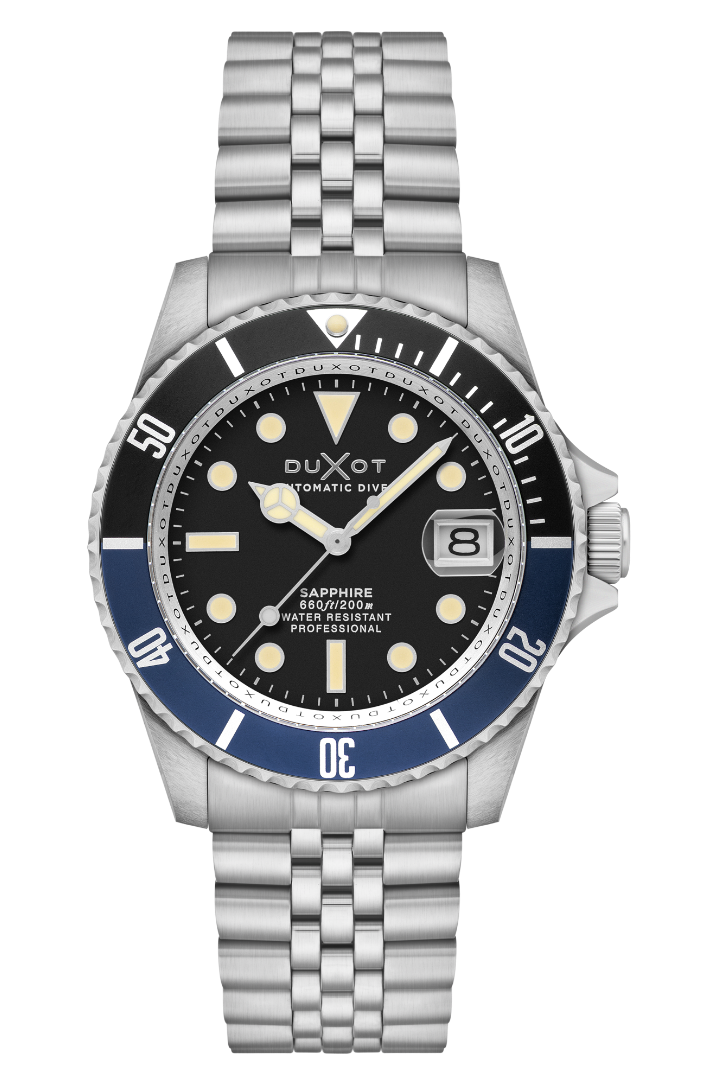 Duxot Men's 42mm Atlantica Diver Automatic Bracelet Watch