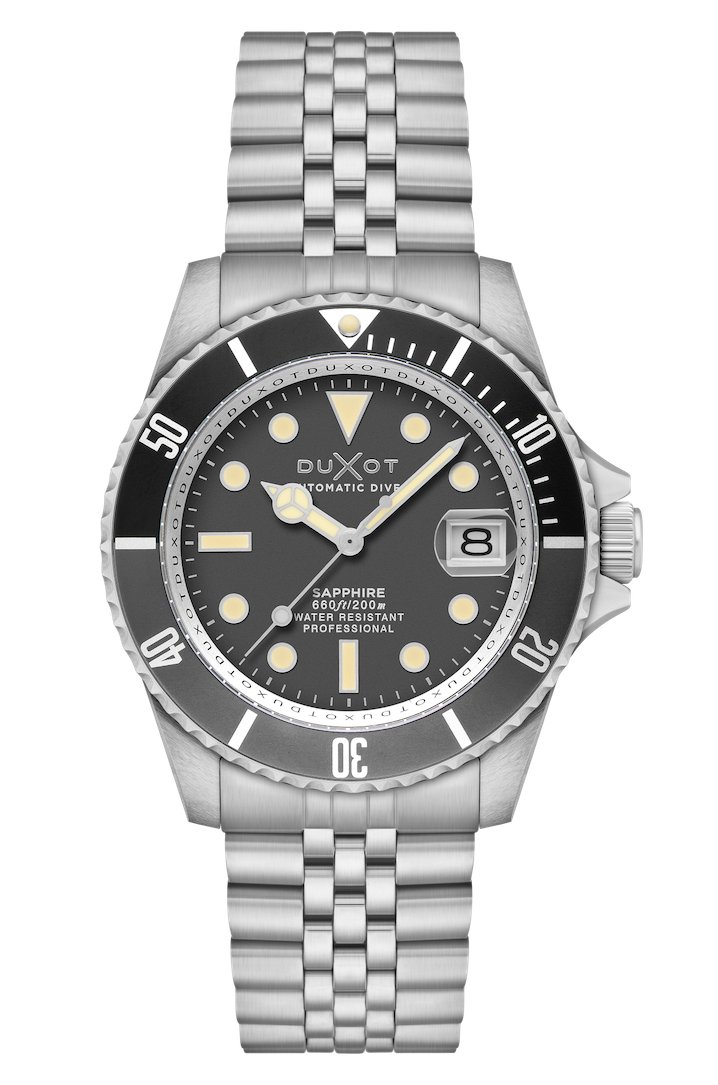 Duxot Men's 42mm Atlantica Diver Automatic Bracelet Watch