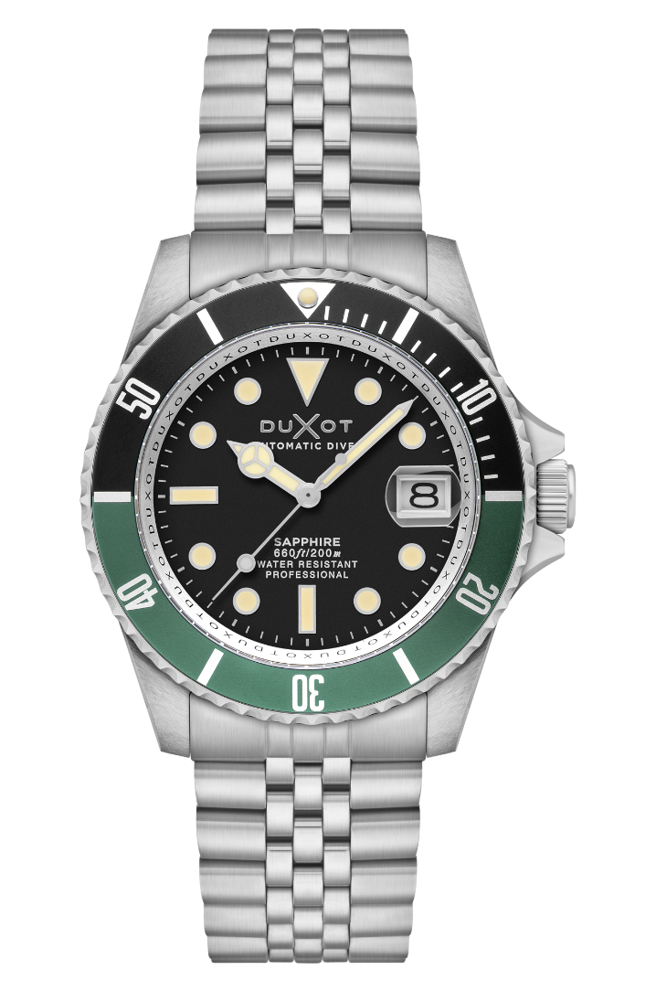 Duxot Men's 42mm Atlantica Diver Automatic Bracelet Watch