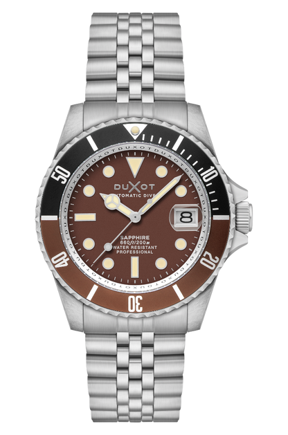 Duxot Men's 42mm Atlantica Diver Automatic Bracelet Watch