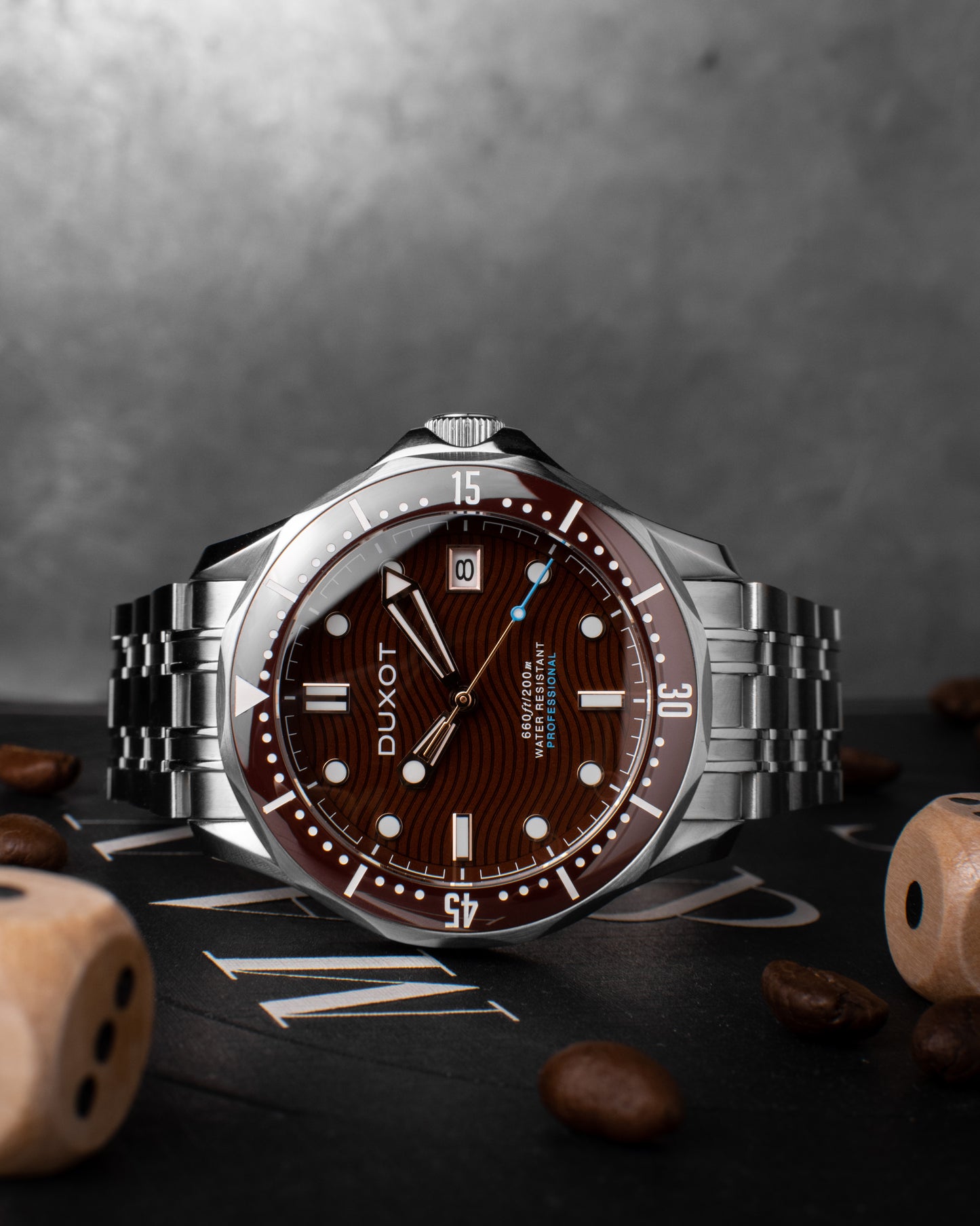 Duxot Men's 41mm Henri Diver Automatic Bracelet Watch