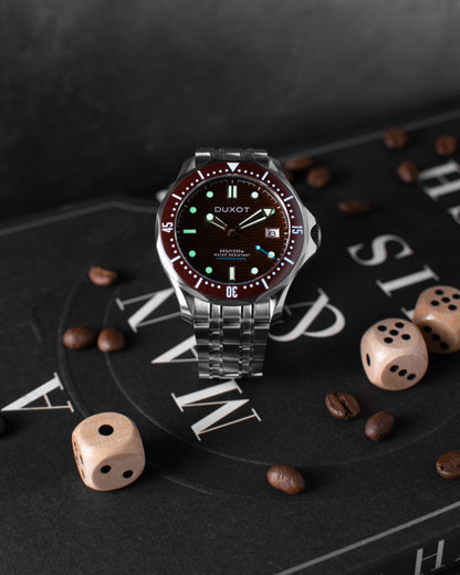 Duxot Men's 41mm Henri Diver Automatic Bracelet Watch