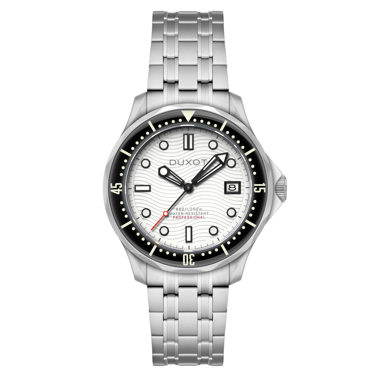 Duxot Men's 41mm Henri Diver Automatic Date Bracelet Watch
