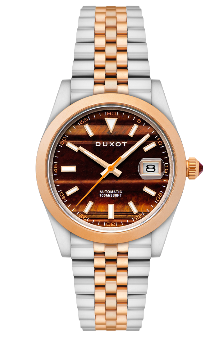 Duxot Men's 40mm Vezeto Automatic Limited Edition Bracelet Watch