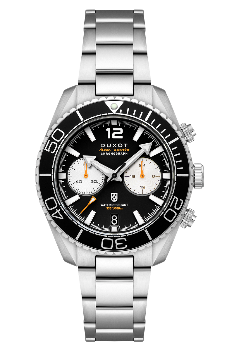 Duxot Men's 42mm Tiburon Quartz Chronograph Bracelet Watch