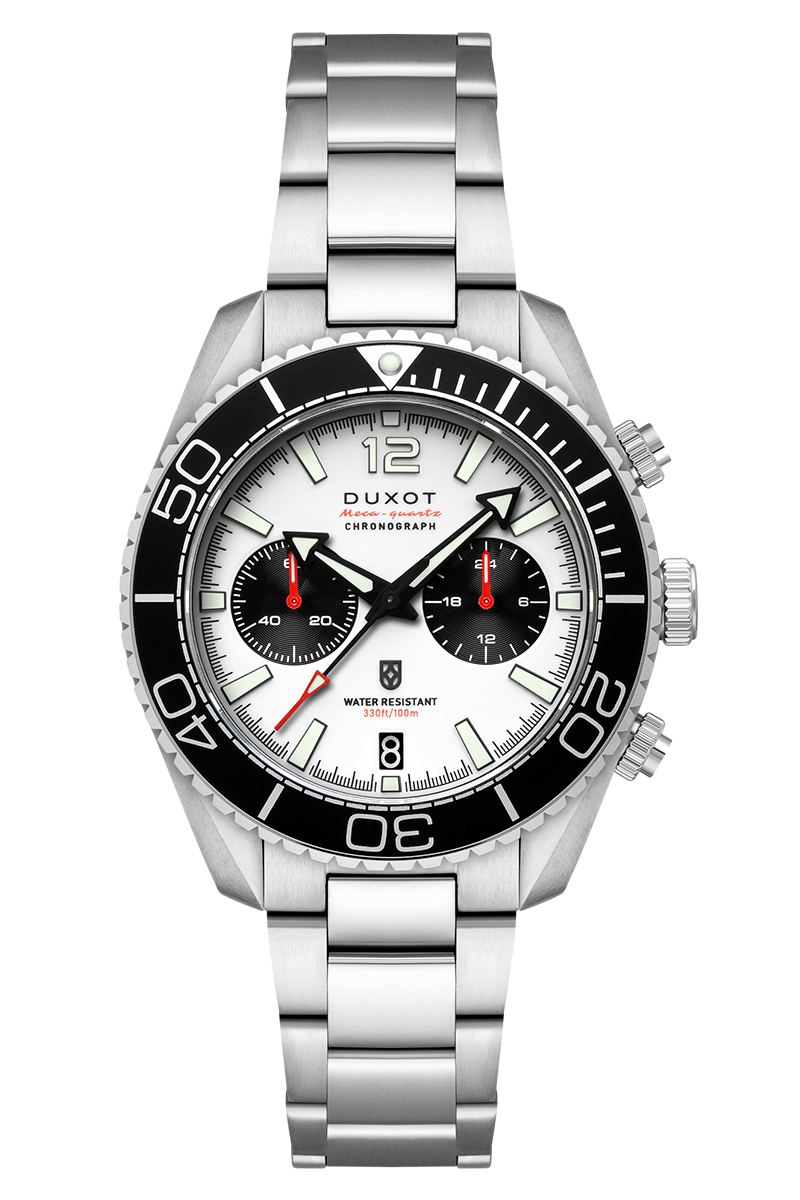 Duxot Men's 42mm Tiburon Quartz Chronograph Bracelet Watch