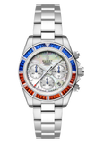 Duxot Men's 40mm Accelero Quartz Rainbow Chronograph