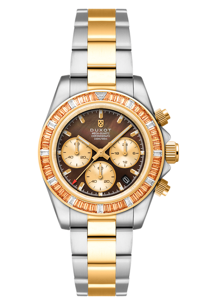 Duxot Men's 40mm Accelero Quartz Rainbow Chronograph