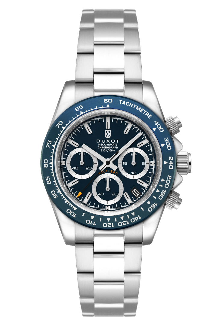 Duxot Men's 40mm Accelero Quartz Chrono Bracelet Watch