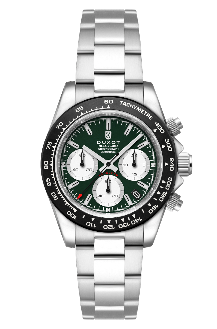 Duxot Men's 40mm Accelero Quartz Chrono Bracelet Watch