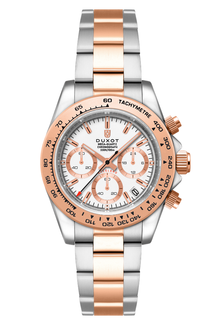 Duxot Men's 40mm Accelero Quartz Chrono Bracelet Watch