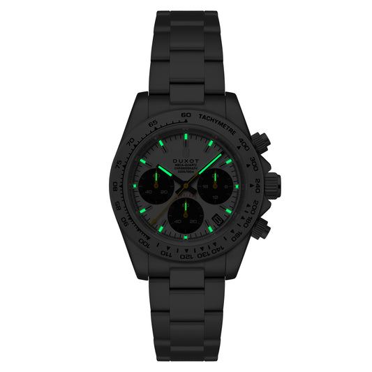 Duxot Men's 40mm Accelero Quartz Chronograph Bracelet Watch
