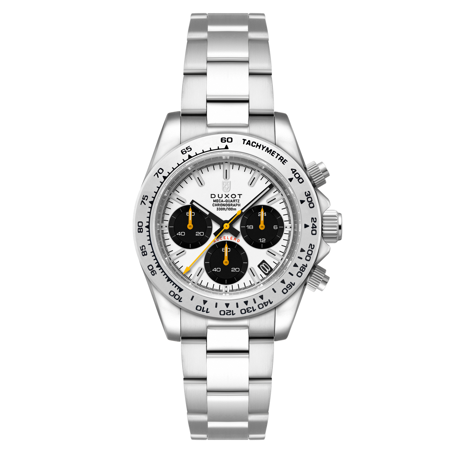 Duxot Men's 40mm Accelero Quartz Chronograph Bracelet Watch