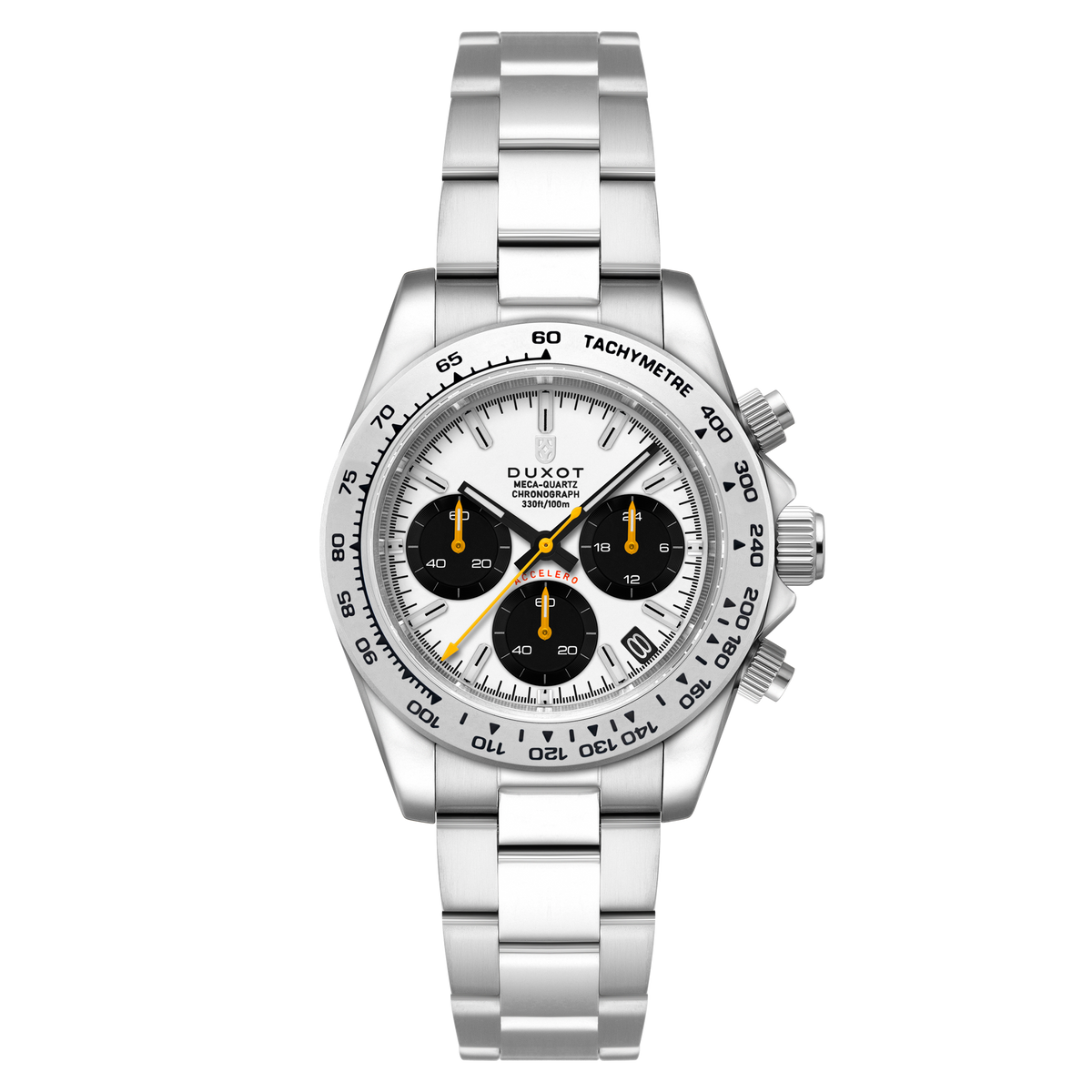 Duxot Men's 40mm Accelero Quartz Chronograph Bracelet Watch