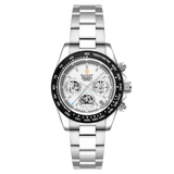 Duxot Men's 40mm Accelero Quartz Chronograph Compax Skeleton Edition Bracelet Watch