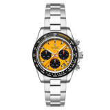 Duxot Men's 40mm Accelero Quartz Chronograph Colorful Dial Bracelet Watch