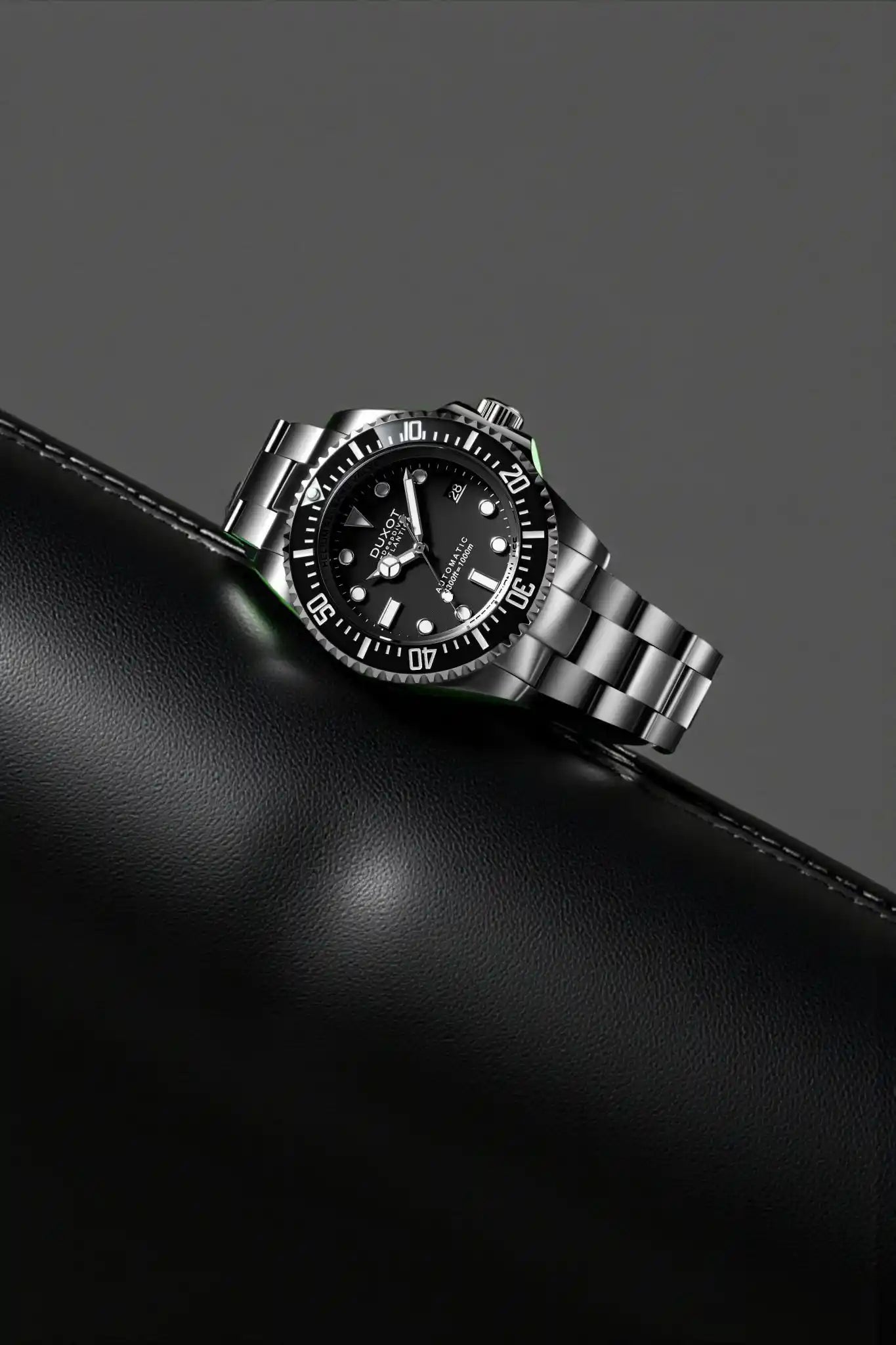 Duxot Men's 44mm Atlantica Deep Diver Automatic Lmt Ed Interchangeable Bracelet Watch
