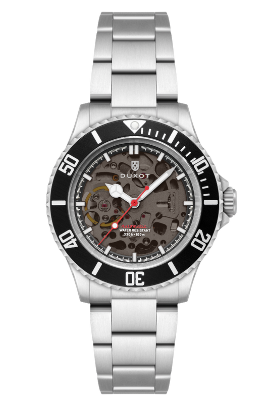 Duxot Men's 40mm Atlantica Skeleton Automatic Bracelet Watch
